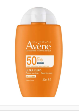 AVENE ULTRA FLUiD iNViSiBLE SPF50 NORMAL VE KARMA CİLTLER İÇİN ULTRA HAFİF GÜNEŞ KREMİ 50 ML