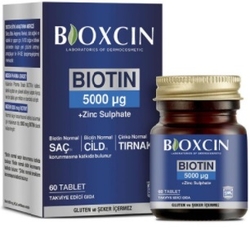 BIOXCIN - BIOXCIN BIOTIN 5000 MCG 60 TABLET