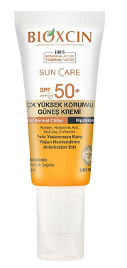 Bioxcin Sun Care Kuru Ciltler için Güneş Kremi SPF 50+ 50 ml