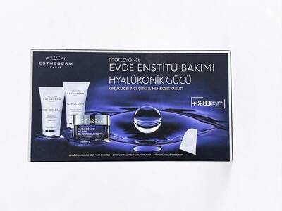 INSTITUT ESTHEDERM EVDE ENSTİTÜ BAKIMI KOLAJEN RETİNOL KOFRE HAVLU ELDİVEN HEDİYE