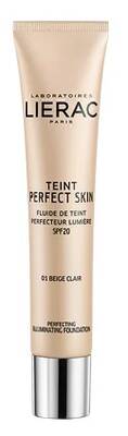 LIERAC TEINT PERFECT SKIN PERFECTING ILLUMINATING FLUID FONDOTEN 01 LIGHT BEJ