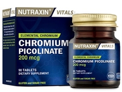 58 - NUTRAXIN CHROMIUM PICOLINATE 200 MG 90 TABLET