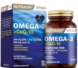 NUTRAXIN - NUTRAXIN OMEGA 3+COQ-10 60G