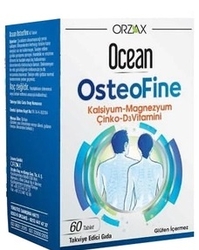 ORZAX - ORZAX OCEAN OSTEOFINE TAKVİYE EDİCİ GIDA 60 TABLET