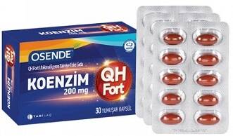 OSENDE KOENZİM 200 MG QH FORT 30 YUMUŞAK KAPSÜL