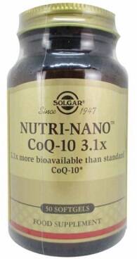 SOLGAR NUTRI-NANO COQ10 50 TABLET