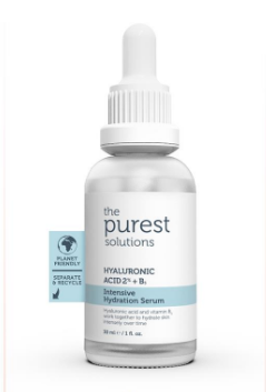 THE PUREST SOLUTIONS HYALURONIC ACID %2 + B5 INTENSIVE HYDRATION SERUM 30 ML