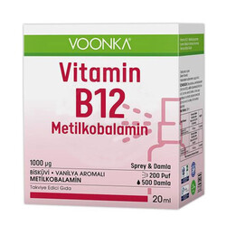 VOONKA - VOONKA VİTAMİN B12 SPREY DAMLA 20 ML